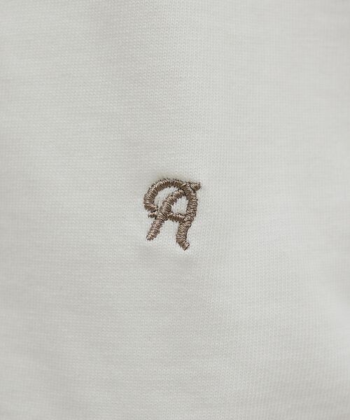 ABAHOUSE / アバハウス Tシャツ | ワンポイント刺繍　クルーネック長袖Tシャツ | 詳細6