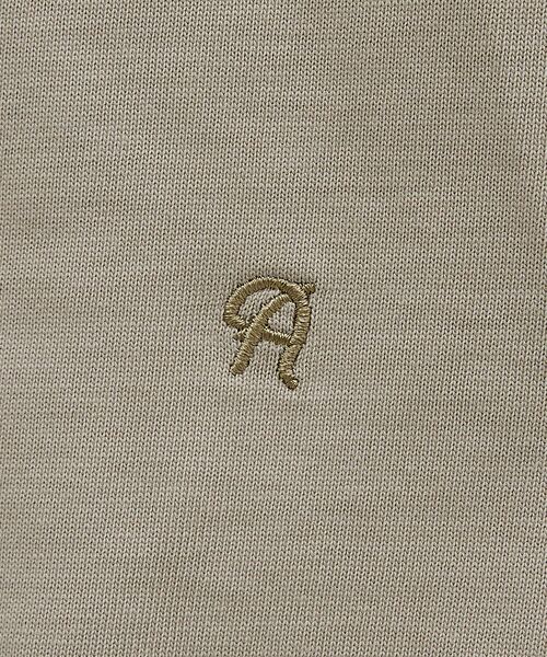ABAHOUSE / アバハウス Tシャツ | ワンポイント刺繍　クルーネック長袖Tシャツ | 詳細7