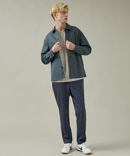 ABAHOUSE / アバハウス Tシャツ | ワンポイント刺繍　クルーネック長袖Tシャツ | 詳細13