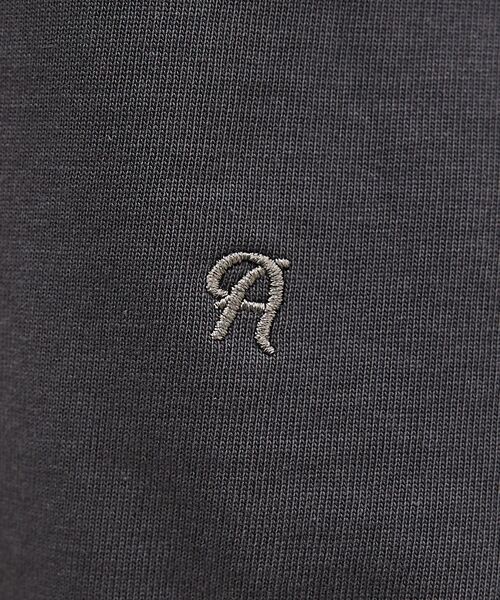 ABAHOUSE / アバハウス Tシャツ | ワンポイント刺繍　クルーネック長袖Tシャツ | 詳細14