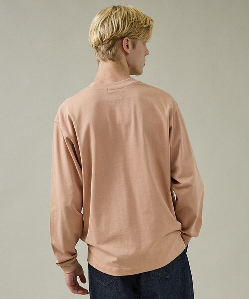 ABAHOUSE / アバハウス Tシャツ | ワンポイント刺繍　クルーネック長袖Tシャツ | 詳細19