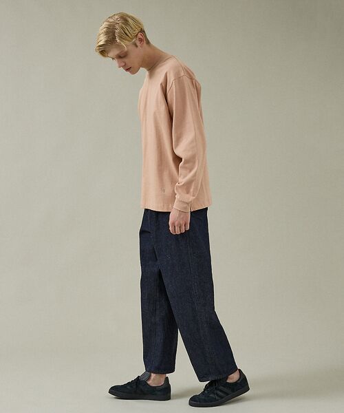 ABAHOUSE / アバハウス Tシャツ | ワンポイント刺繍　クルーネック長袖Tシャツ | 詳細20