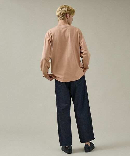 ABAHOUSE / アバハウス Tシャツ | ワンポイント刺繍　クルーネック長袖Tシャツ | 詳細21