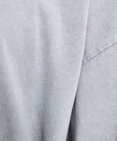 ABAHOUSE / アバハウス Tシャツ | 【ヴィンテージ加工】パウダーウォッシュ 半袖Tシャツ / オーバーサイズ | 詳細5