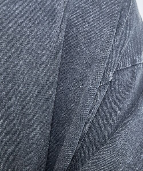 ABAHOUSE / アバハウス Tシャツ | 【ヴィンテージ加工】パウダーウォッシュ 半袖Tシャツ / オーバーサイズ | 詳細12