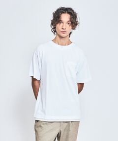 ABAHOUSE / アバハウス Tシャツ | キーネック カノコ半袖Tシャツ / フェイクレイヤード