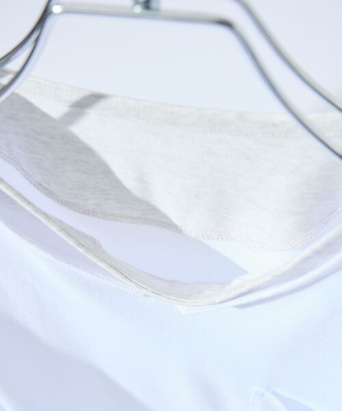 ABAHOUSE / アバハウス Tシャツ | キーネック カノコ半袖Tシャツ / フェイクレイヤード | 詳細5