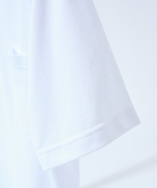 ABAHOUSE / アバハウス Tシャツ | キーネック カノコ半袖Tシャツ / フェイクレイヤード | 詳細7