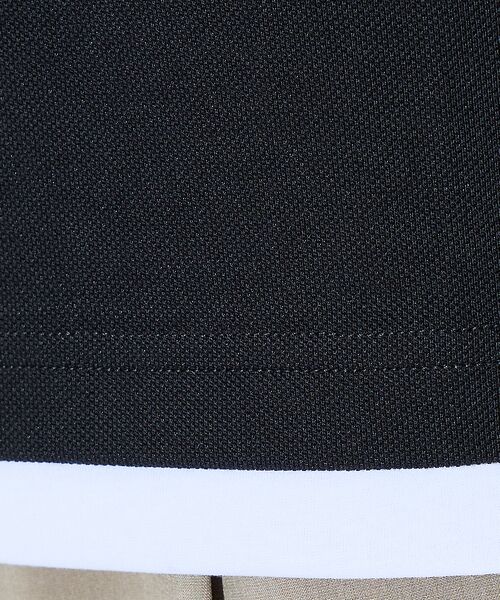 ABAHOUSE / アバハウス Tシャツ | キーネック カノコ半袖Tシャツ / フェイクレイヤード | 詳細14