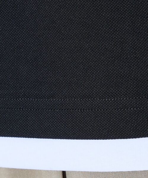 ABAHOUSE / アバハウス Tシャツ | キーネック カノコ半袖Tシャツ / フェイクレイヤード | 詳細24