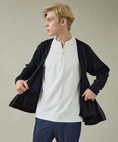 ABAHOUSE / アバハウス カーディガン・ボレロ | バイアスジャガード 1ボタン カーディガン