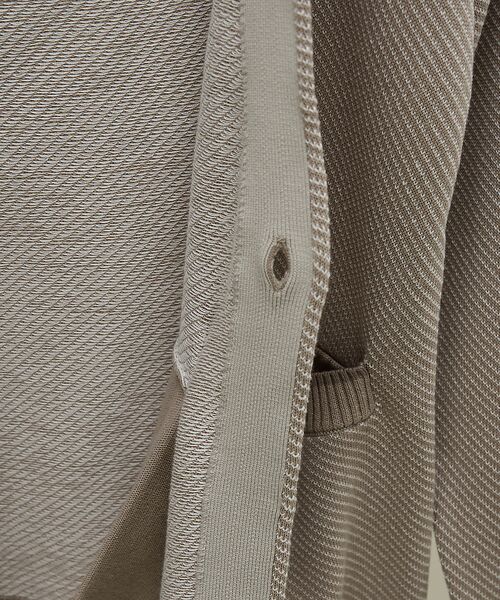 ABAHOUSE / アバハウス カーディガン・ボレロ | バイアスジャガード 1ボタン カーディガン | 詳細5
