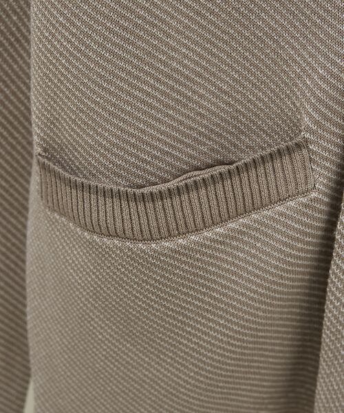 ABAHOUSE / アバハウス カーディガン・ボレロ | バイアスジャガード 1ボタン カーディガン | 詳細6