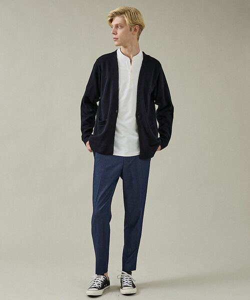 ABAHOUSE / アバハウス カーディガン・ボレロ | バイアスジャガード 1ボタン カーディガン | 詳細21