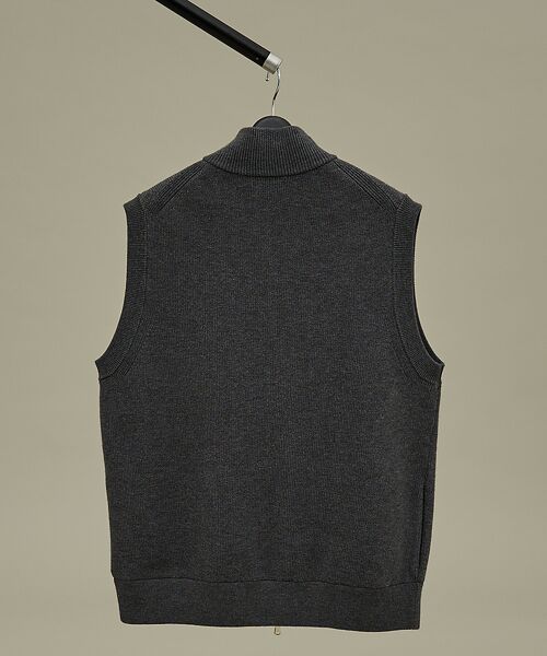 ABAHOUSE / アバハウス ニット・セーター | 12ゲージ ドライバーズニットベスト / ダブルジップ | 詳細3
