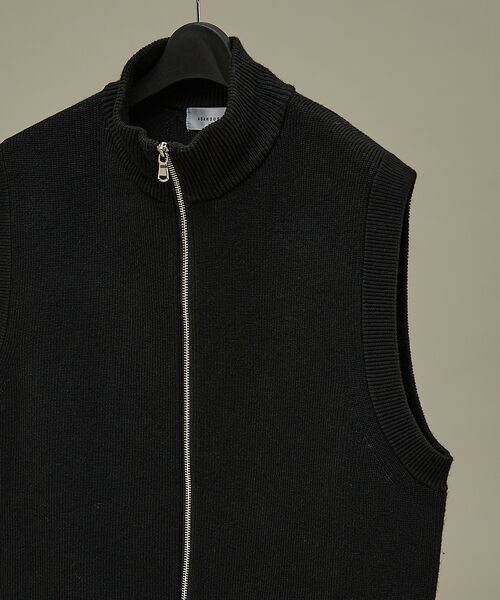 ABAHOUSE / アバハウス ニット・セーター | 12ゲージ ドライバーズニットベスト / ダブルジップ | 詳細20