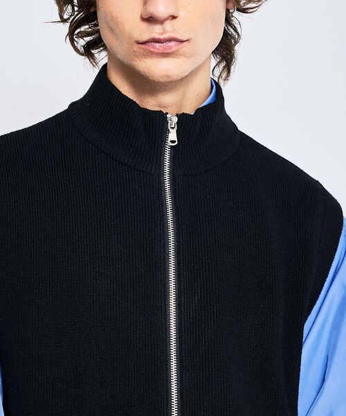ABAHOUSE / アバハウス ニット・セーター | 12ゲージ ドライバーズニットベスト / ダブルジップ | 詳細24