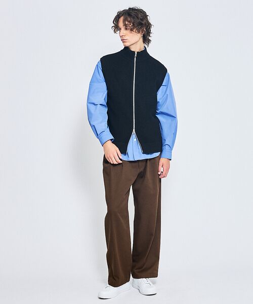 ABAHOUSE / アバハウス ニット・セーター | 12ゲージ ドライバーズニットベスト / ダブルジップ | 詳細25