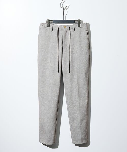 ABAHOUSE / アバハウス パンツ | 【360°ストレッチ】ノータック リバーポンチ イージーパンツ / スリムテーパ | 詳細3