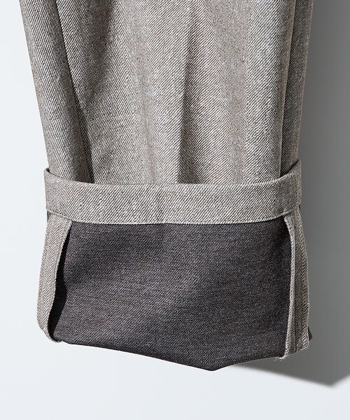 ABAHOUSE / アバハウス パンツ | 【360°ストレッチ】ノータック リバーポンチ イージーパンツ / スリムテーパ | 詳細5