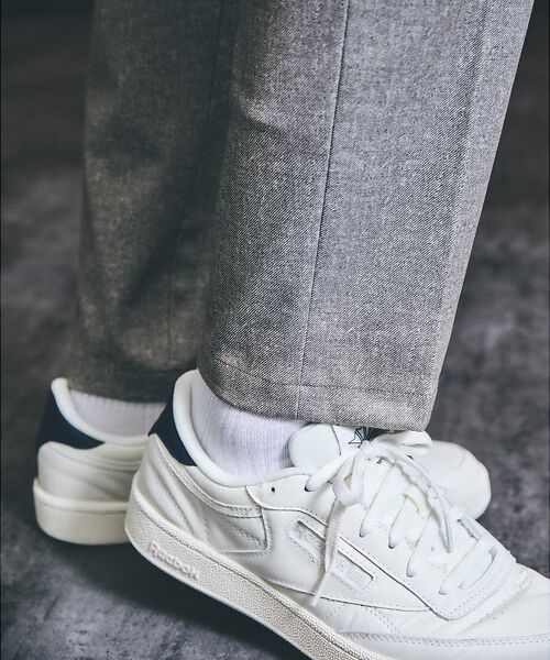 ABAHOUSE / アバハウス パンツ | 【360°ストレッチ】ノータック リバーポンチ イージーパンツ / スリムテーパ | 詳細8