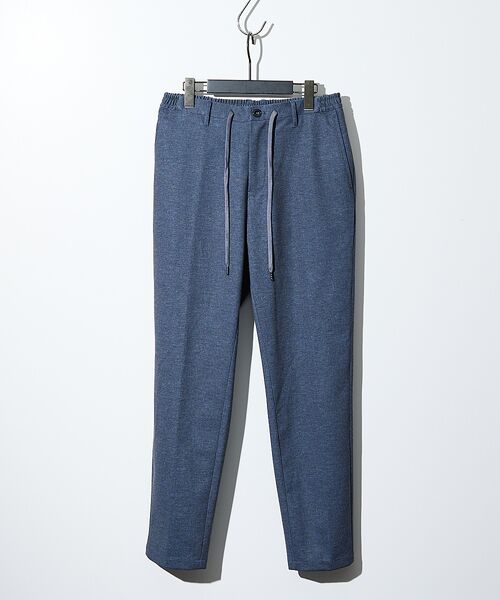 ABAHOUSE / アバハウス パンツ | 【360°ストレッチ】ノータック リバーポンチ イージーパンツ / スリムテーパ | 詳細10