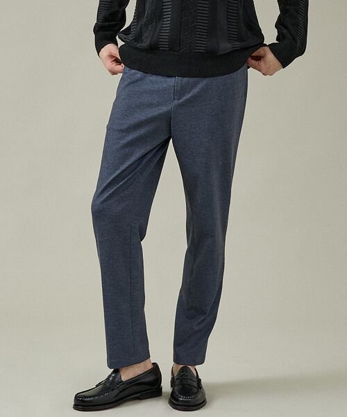 ABAHOUSE / アバハウス パンツ | 【360°ストレッチ】ノータック リバーポンチ イージーパンツ / スリムテーパ | 詳細21