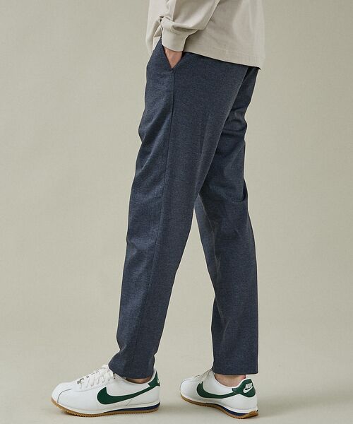 ABAHOUSE / アバハウス パンツ | 【360°ストレッチ】ノータック リバーポンチ イージーパンツ / スリムテーパ | 詳細23