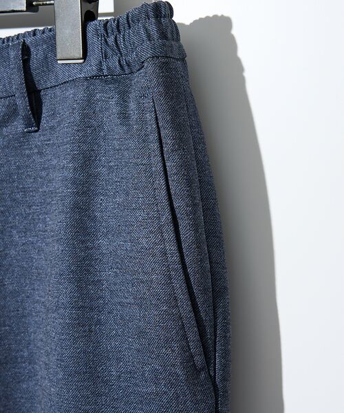 ABAHOUSE / アバハウス パンツ | 【360°ストレッチ】ノータック リバーポンチ イージーパンツ / スリムテーパ | 詳細13