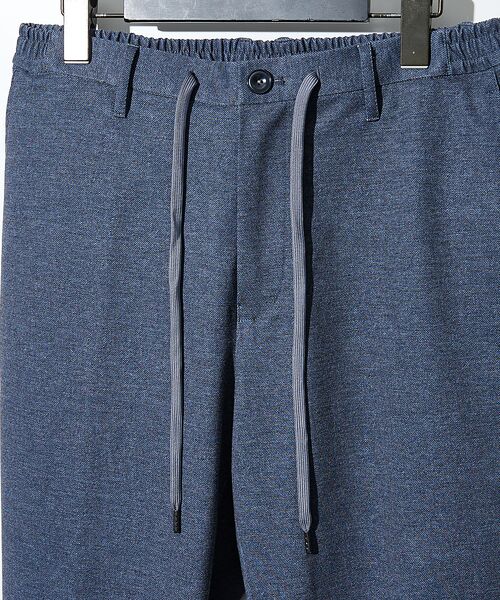 ABAHOUSE / アバハウス パンツ | 【360°ストレッチ】ノータック リバーポンチ イージーパンツ / スリムテーパ | 詳細14