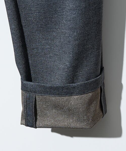 ABAHOUSE / アバハウス パンツ | 【360°ストレッチ】ノータック リバーポンチ イージーパンツ / スリムテーパ | 詳細28