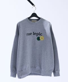 ABAHOUSE / アバハウス スウェット | CAFE graphic ロゴプリント スウェット オーバーサイズ / ユニセッ