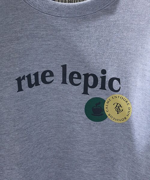 ABAHOUSE / アバハウス スウェット | CAFE graphic ロゴプリント スウェット オーバーサイズ / ユニセッ | 詳細6