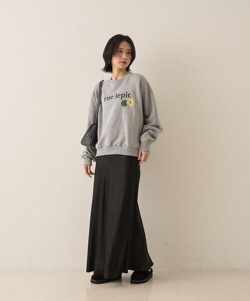 ABAHOUSE / アバハウス スウェット | CAFE graphic ロゴプリント スウェット オーバーサイズ / ユニセッ | 詳細11