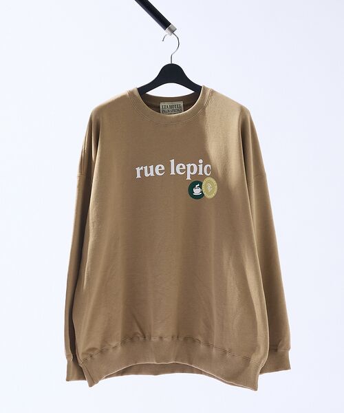 ABAHOUSE / アバハウス スウェット | CAFE graphic ロゴプリント スウェット オーバーサイズ / ユニセッ | 詳細14