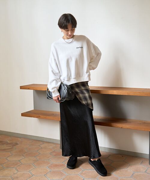 ABAHOUSE / アバハウス スウェット | cafe graphic バックプリント スウェット オーバーサイズ / ユニセ | 詳細7