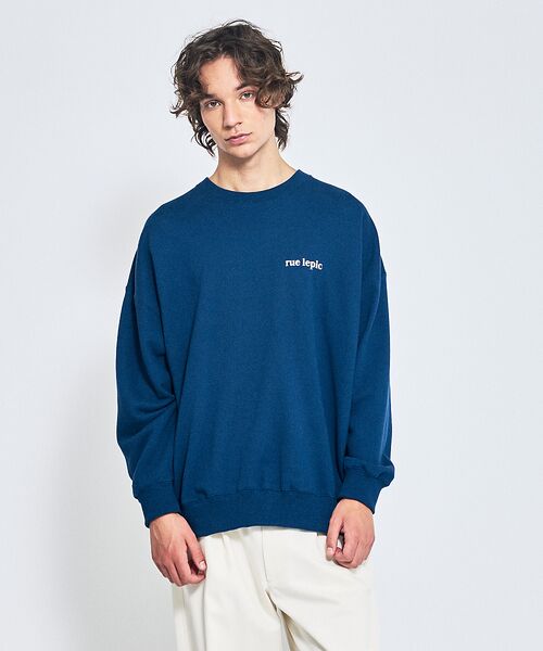 ABAHOUSE / アバハウス スウェット | cafe graphic バックプリント スウェット オーバーサイズ / ユニセ | 詳細11