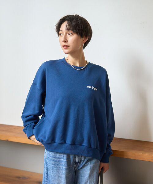 ABAHOUSE / アバハウス スウェット | cafe graphic バックプリント スウェット オーバーサイズ / ユニセ | 詳細12