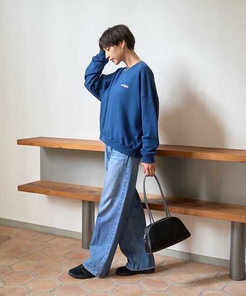 ABAHOUSE / アバハウス スウェット | cafe graphic バックプリント スウェット オーバーサイズ / ユニセ | 詳細13