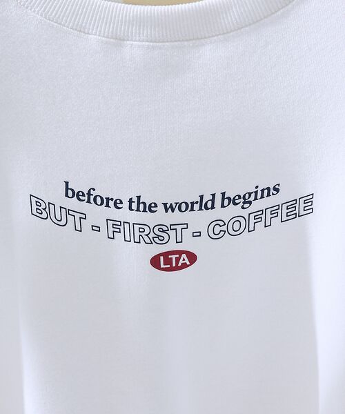 ABAHOUSE / アバハウス スウェット | cafe graphic フォトプリント スウェット オーバーサイズ / ユニセ | 詳細3