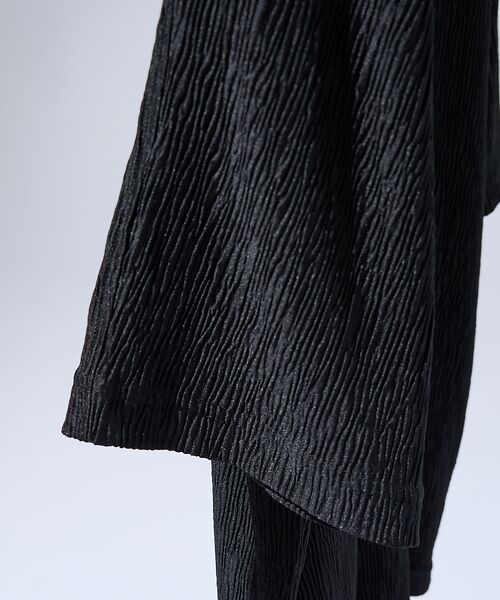 ABAHOUSE / アバハウス Tシャツ | エアプリーツ ストレッチ 半袖Tシャツ / オーバーサイズ | 詳細14