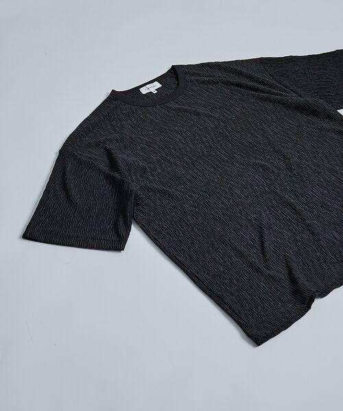 ABAHOUSE / アバハウス Tシャツ | エアプリーツ ストレッチ 半袖Tシャツ / オーバーサイズ | 詳細18
