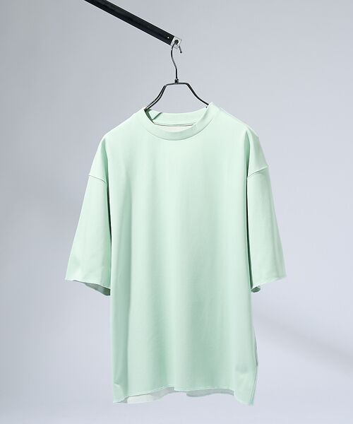 ABAHOUSE / アバハウス Tシャツ | 【リバーシブル配色】バックメッシュ 半袖Tシャツ / オーバーサイズ | 詳細13