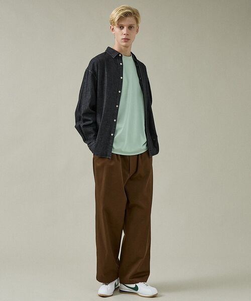 ABAHOUSE / アバハウス Tシャツ | 【リバーシブル配色】バックメッシュ 半袖Tシャツ / オーバーサイズ | 詳細21