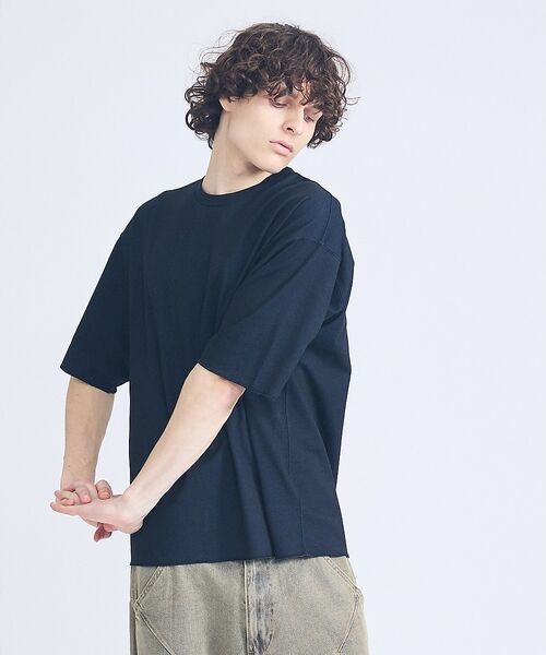 ABAHOUSE / アバハウス Tシャツ | 【リバーシブル配色】バックメッシュ 半袖Ｔシャツ / オーバーサイズ | 詳細29