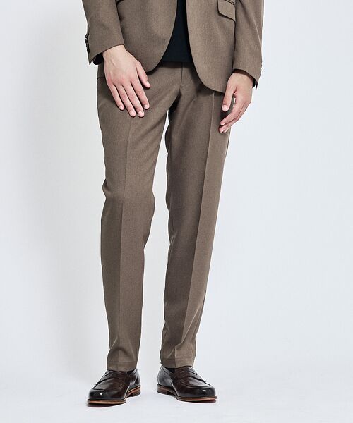 ABAHOUSE / アバハウス スラックス・ドレスパンツ | 【セットアップ対応】デニムライク ワンタック イージースラックス / 2WAYス | 詳細2