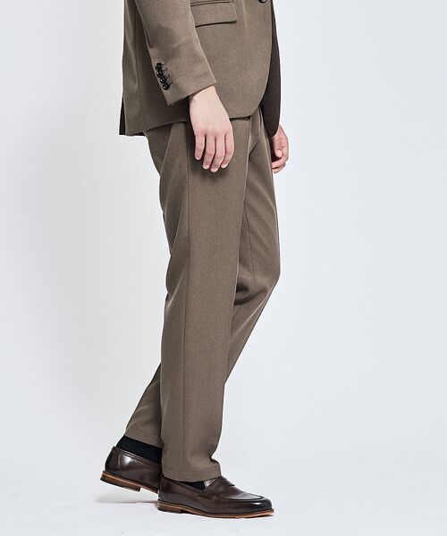 ABAHOUSE / アバハウス スラックス・ドレスパンツ | 【セットアップ対応】デニムライク ワンタック イージースラックス / 2WAYス | 詳細3