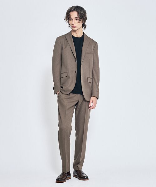 ABAHOUSE / アバハウス スラックス・ドレスパンツ | 【セットアップ対応】デニムライク ワンタック イージースラックス / 2WAYス | 詳細5