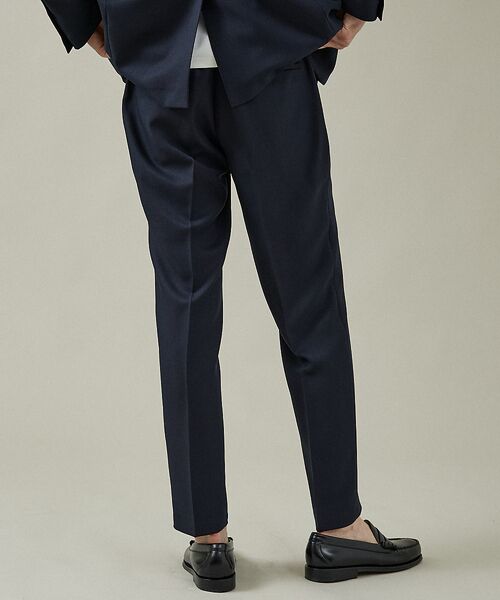 ABAHOUSE / アバハウス スラックス・ドレスパンツ | 【セットアップ対応】デニムライク ワンタック イージースラックス / 2WAYス | 詳細8