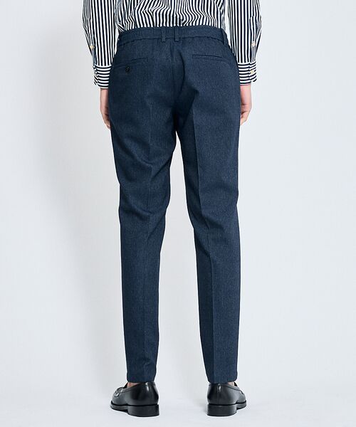 ABAHOUSE / アバハウス スラックス・ドレスパンツ | 【セットアップ対応】デニムライク ワンタック イージースラックス / 2WAYス | 詳細13